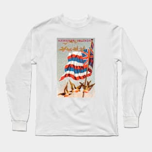 1910 Flag of the Hawaiian Islands Long Sleeve T-Shirt